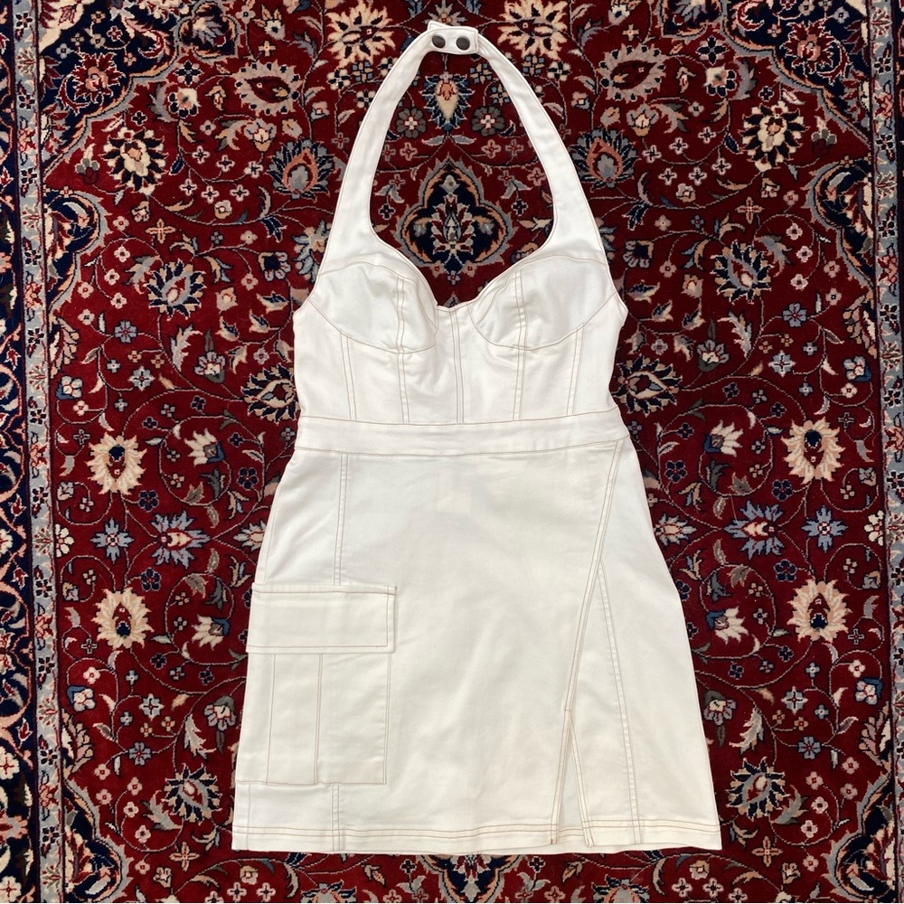 NWT urban outfitters ‘jenny’ denim bustier dress